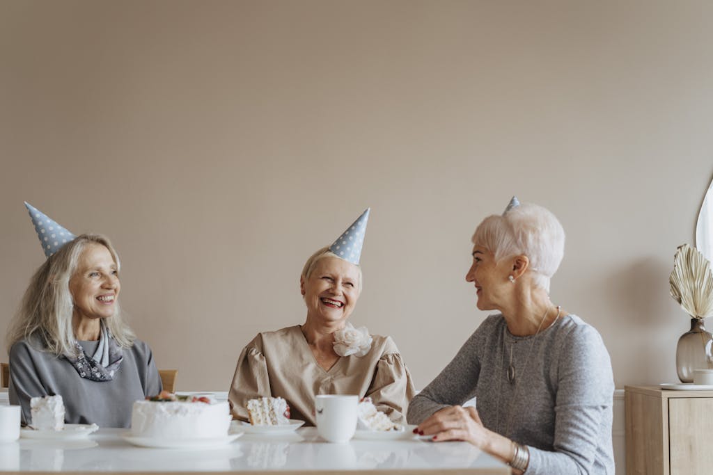 Photo of Elderly Women Having Conversation